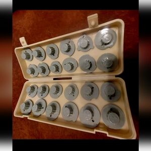 Vintage ZigZag Design Cams in Case Complete Set of 24